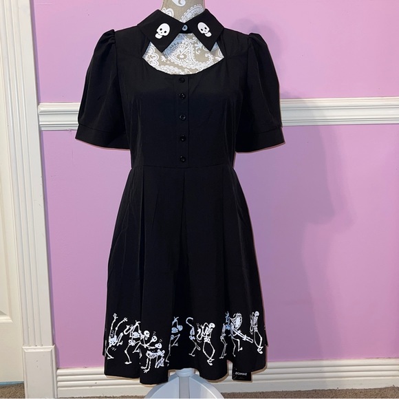 Corpse bride emily victor babydoll dress lolita gothic victorian goth dolls kill - Picture 1 of 7